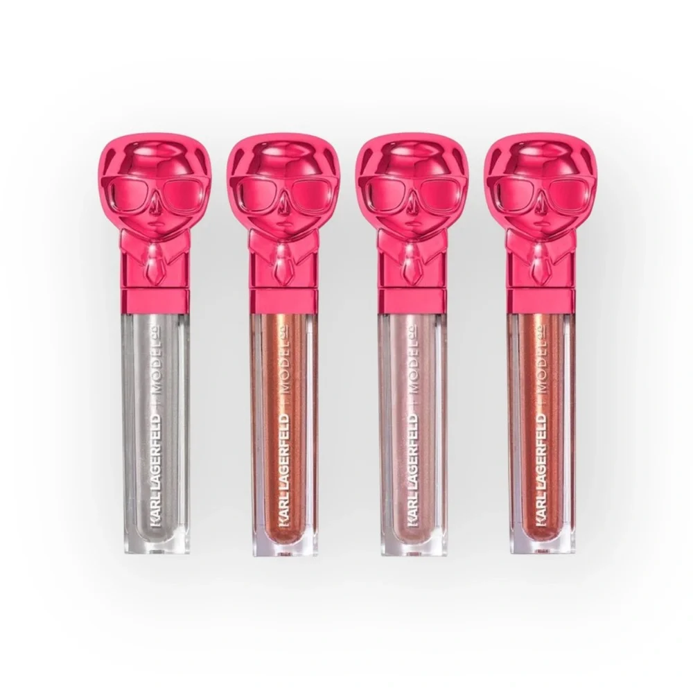 new Karl Lagerfeld x Modelco ᨎ Lip Lights Special FX Top Coat Gloss ᨎ Rhumba ᨎ